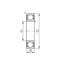 المحامل 6020-2RS CYSD