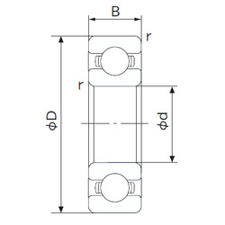 المحامل 6008 NACHI