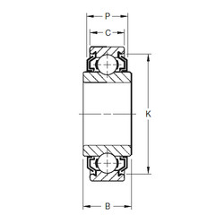 المحامل 37KLL Timken