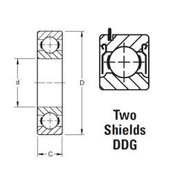 المحامل 208KDDG Timken