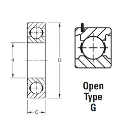 المحامل 207KG Timken