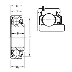 المحامل 202KLDG Timken