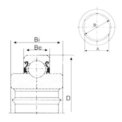 المحامل 205KRR2 CYSD