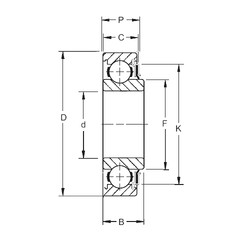 المحامل 204KR2 Timken