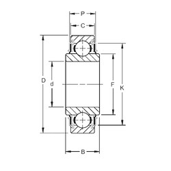 المحامل 212KRR Timken