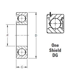 المحامل 306WDG Timken