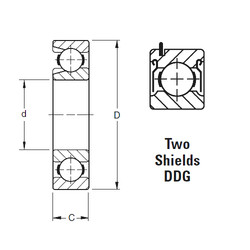 المحامل 208WDDG Timken