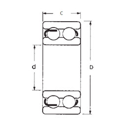 المحامل 4203-2RS FBJ