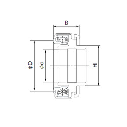 المحامل 44SCRN28P-8 NACHI