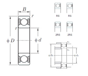 المحامل 6024-2RS KOYO