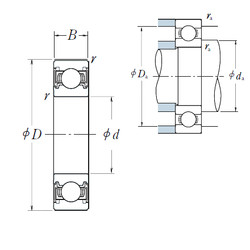 المحامل 6010VV NSK