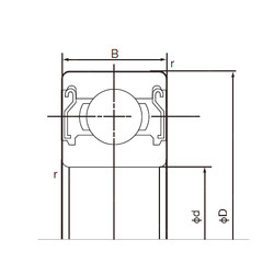 المحامل 6010ZZE NACHI