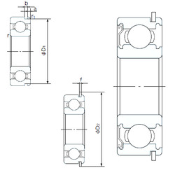 المحامل 6012ZENR NACHI