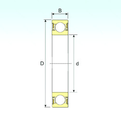 المحامل 6006-2RZ ISB