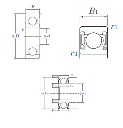 المحامل 609-2RU KOYO