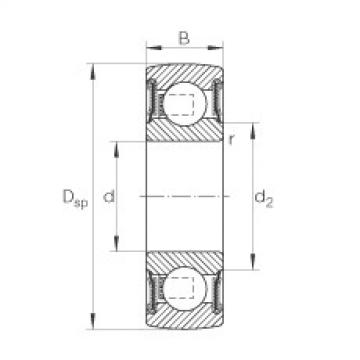 المحامل 205-NPP-B INA