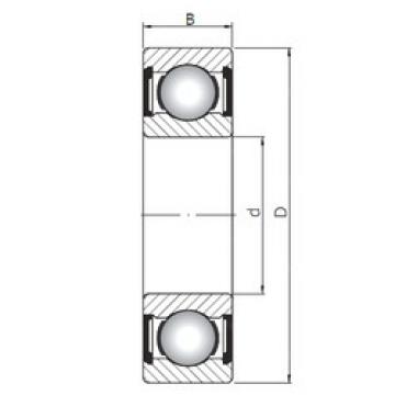 المحامل 6009 ZZ ISO