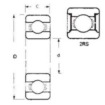 المحامل 1603-2RS FBJ