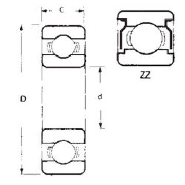 المحامل 1601ZZ FBJ