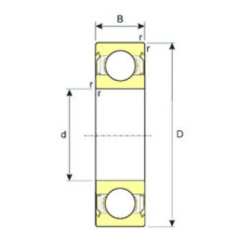 المحامل 619/5-ZZ ISB