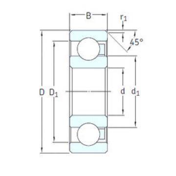 المحامل 16100/HR11TN SKF