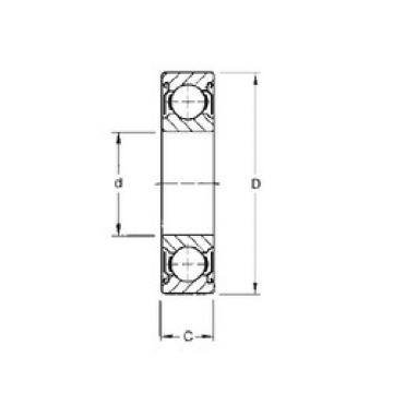 المحامل 1621-ZZ CYSD