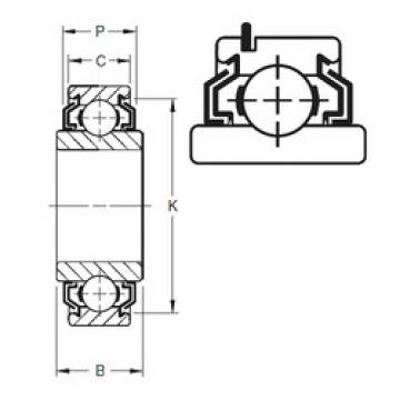 المحامل 204KLLG2 Timken