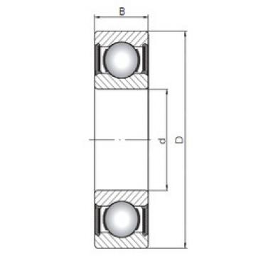 المحامل 6001-2RS ISO