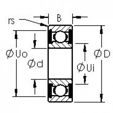 المحامل 604H-2RS AST