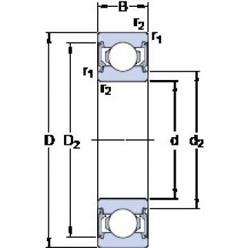 المحامل 6000-2RSLTN9/HC5C3WT SKF