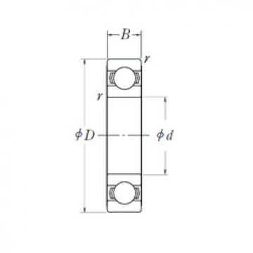 المحامل 6000L11-H-20 NSK