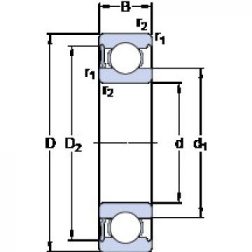 المحامل 6010-RS1 SKF