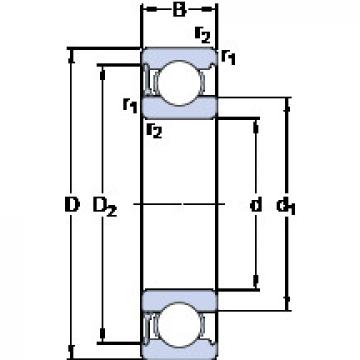 المحامل 6006-RZ SKF