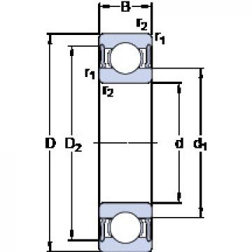 المحامل 6009-2RS1 SKF