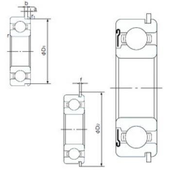 المحامل 6016ZNR NACHI