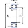 المحامل 6003-2Z SKF #1 small image