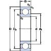 المحامل 6003-Z SKF