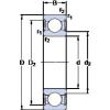 المحامل 61805-2RS1 SKF #1 small image