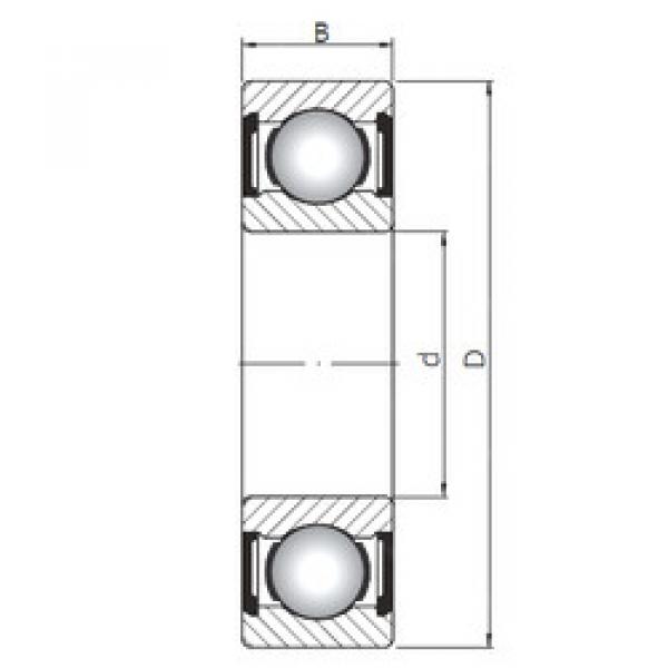 المحامل 16003 ZZ CX #1 image