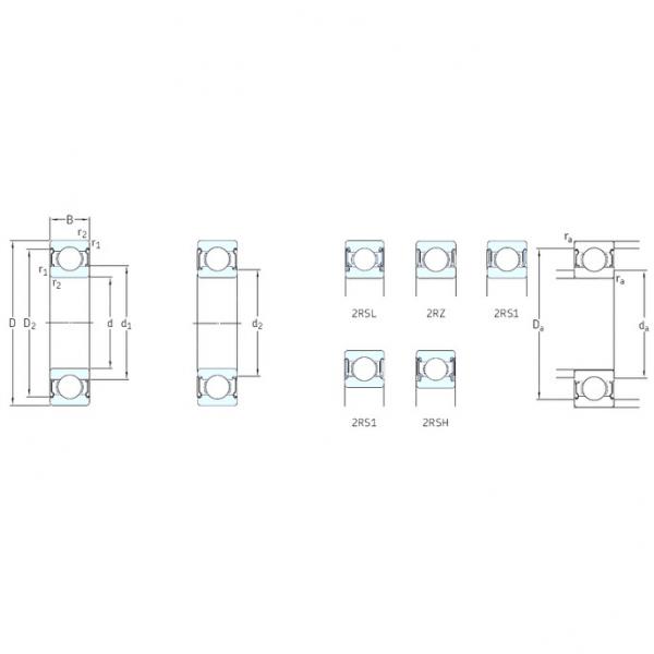 المحامل 6000-2RSL SKF #1 image