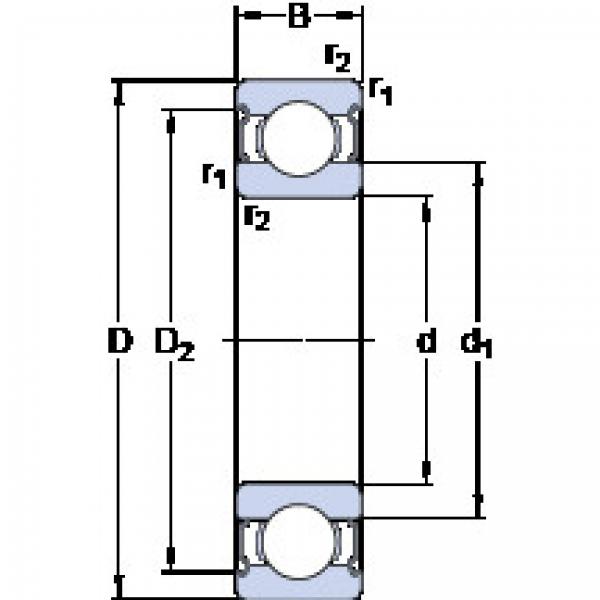 المحامل 16003-2Z SKF #1 image