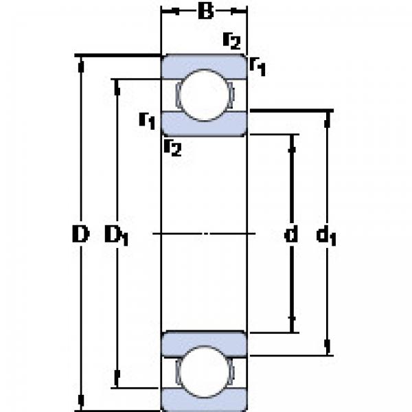 المحامل 16006 SKF #1 image