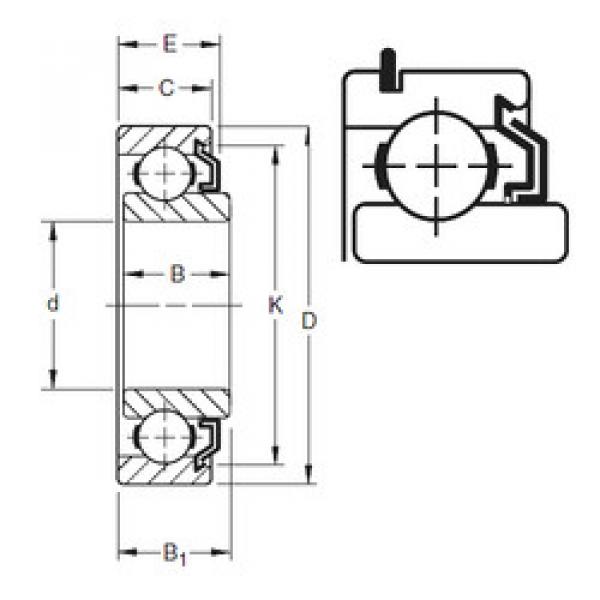 المحامل 205KLG2 Timken #1 image