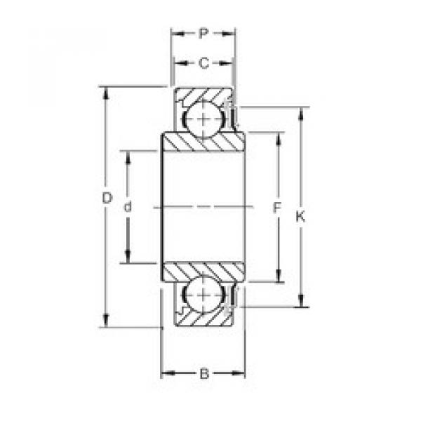 المحامل 206KR7 Timken #1 image