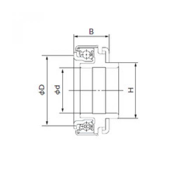 المحامل 44SCRN28P-8 NACHI #1 image