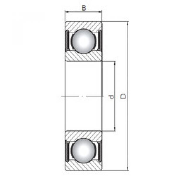 المحامل 6004-2RS ISO #1 image