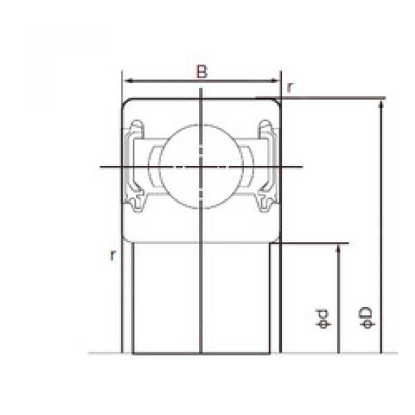 المحامل 6005-2NKE9 NACHI #1 image