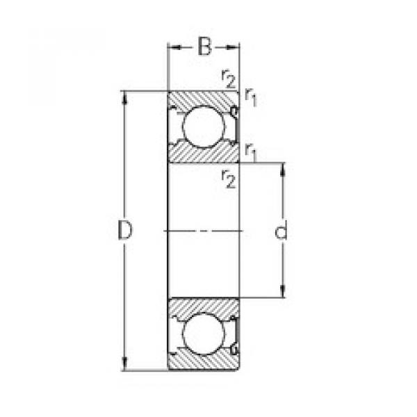 المحامل 6002-Z NKE #1 image