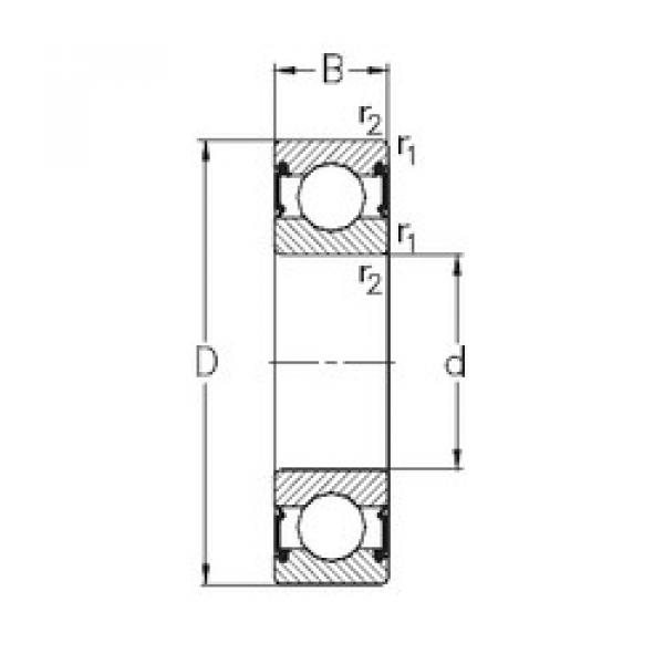 المحامل 6006-RS2 NKE #1 image