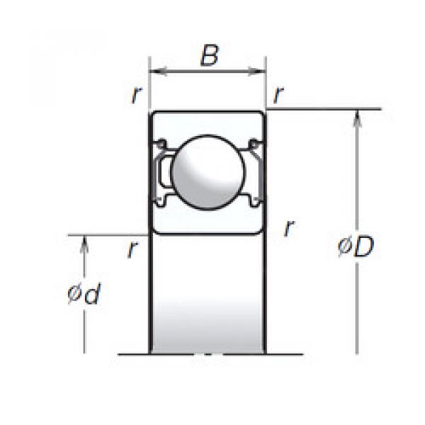 المحامل 6004T1XZZ NSK #1 image